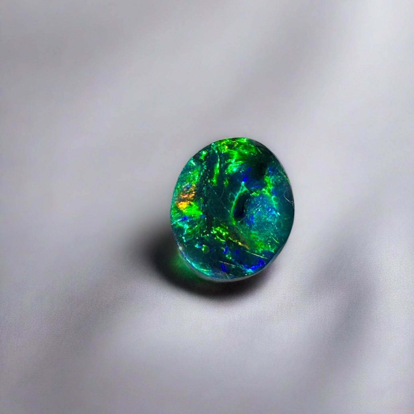 3.2ct Australian Solid Black Opal