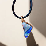 Australian Boulder Opal 9k Gold Pendant