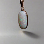 Gorgeous Australian Opal Pendant in 9k Gold Setting