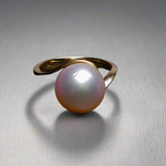 Elegant South Sea Pearl 14k Gold Ring