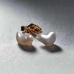 Timeless Elegance: Keshi Pearl Gold Earrings by Australian Artisans