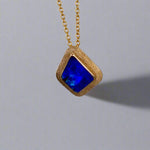 Luxurious  Australian Boulder Opal 18k Gold Pendant