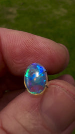 1.7ct Lightning Ridge Crystal Opal