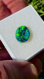 3.2ct Australian Solid Black Opal