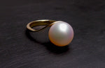 Elegant South Sea Pearl 14k Gold Ring