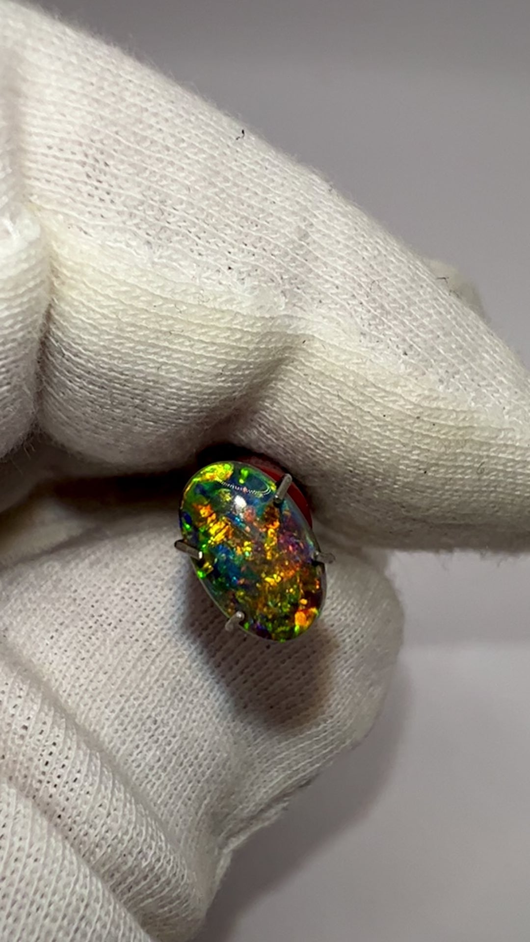 Australian Black Opal from Lightning Ridge